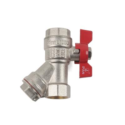 China IFAN general factory advanced German ball valve technology filter valve direct 1/2