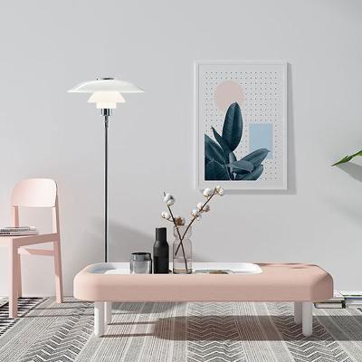 China Modern Danish Nordic Glass Study Living Room Sofa Lamp Simple Art pH Designer Bedroom Bed Floor Lamp for sale