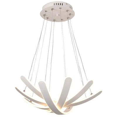 China American simple postmodern light Nordic fashion dining room light living room style LED creative petals chandelier for sale