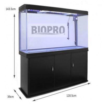 China Viable Custom Hot Sale New Design Glass Filter Media Indoor Fish Tank for sale