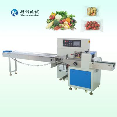 China Food Servo 3 350x Horizontal Automatic Vegetable Cucumber Cabbage Pouch Packing Machine Fresh Fruit and Vegetable Packing Machine for sale