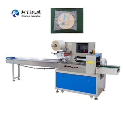 China Automatic Food Flow Package Pita Bread Packaging Machine Bread Servo Packing Machine for sale