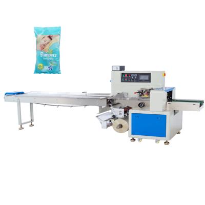 China Food Flowpack Bag Baby Diaper Packing Machine Spoons Sealing Packing Machine for sale