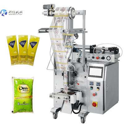 China Automatic Food Vertical 4 Side Sealing Sachet Pack Machine High Speed ​​Liquid Fruit Juice And Seal Packing Liquid Filling Machine for sale