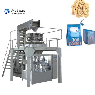 China Majorpack Food Multihead Weigher Dried Fruit Pet Food Doypack Automatic Rotary Zipper Bag Packing Machine for sale