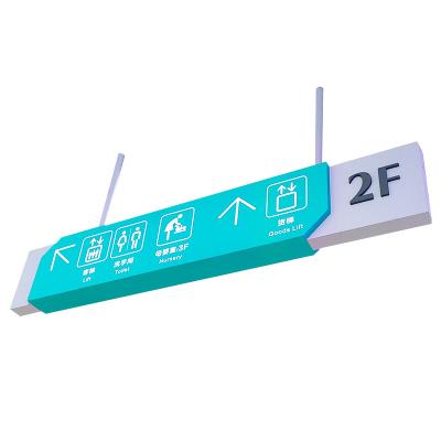 China Can be double sided signage hang custom customized tag light box signage hospital underground garage car park parking light guide for sale