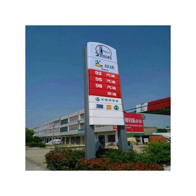 China Factory Price Waterproof Standing Up Waterproof Outdoor Shopping Malls Advertising Board For Gas Station for sale