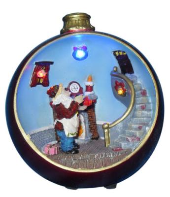 China HY Artificial Fashionable Indoor Attractive Resin Crafts For Sell Supplier Quick Resin Christmas Lantern for sale