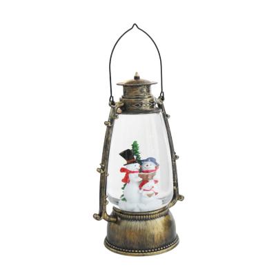 China Joyfull Christmas Decorations Hot-selling Classic Christmas Water Musical Lantern LED for sale