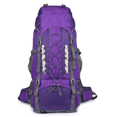 China 80l Running Recycling Outdoor Custom Rise Hiking Rucksack Unisex Waterproof Duffel Bag Outdoor Travel Backpack For Rising for sale