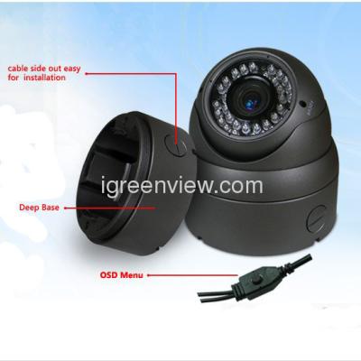 China Deep Base Security Dome Camera with 5mm x 36 Pieces LEDs for sale