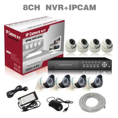 China 8-channel PoE NVR Kit, Supports P2P, 3G, Mobile Surveillance Function for sale