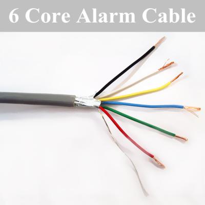 China 6 core, 26AWG signaling and alarm system, stranded, CCA, fire alarm cable (7*0.16mm) for sale