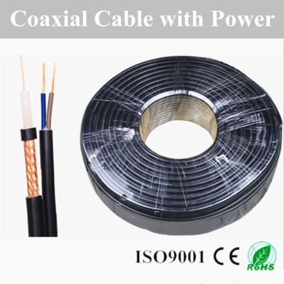 China Tinned Copper Coaxial Cable RG 59+2 DC Power CCTV Cable for sale