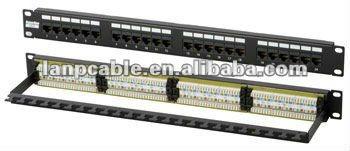 China UTP Cat5e/Cat6 Patchpanel 12/48Ports LP-PP for sale