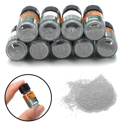 China 25000PCS/PACK Rectangle BGA Reballing Leaded Balls 0.2-0.65mm Solder Accessories Solder Ball Tin Material Sn 63/Pb37 Rework Repair Tools for sale