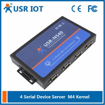 China [USR-N540]  4 Serial Port Ethernet converter,  Modbus gateway RS232 RS485 RS422 to TCP/IP converter for sale