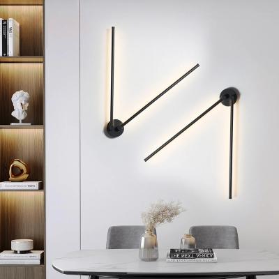 China Modern Nordic Indoor Rotatable Led Wall Lamp Wall Sconce Light DIY Sofa Background Wall Light Fixture for Living Room Bedroom Home for sale