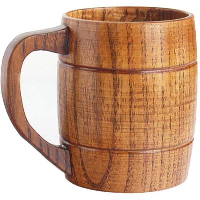 China Sustainable Camping Mugs Best Travel Coffee Mugs Wooden Wooden Beer Mugs for sale