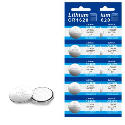 China Toys 5pcs 3V Lithium Battery Cell Bateria Button Batteries CR1620 1620 ECR1620 DL1620 280-208 For Watches Watches Dictaphones for sale