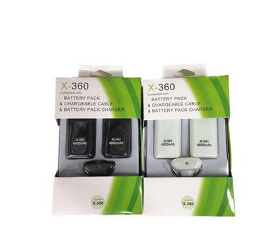 China Household Appliances 4800mAh Rechargeable Battery with 1 Charging Cable for Xbox 360 Gamepad Batteries Wireless Controller Battery Wholesale for sale