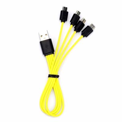 China Micro USB Charging Cable USB Cable For USB Battery Universal One Drag 1/2/3/4 for sale