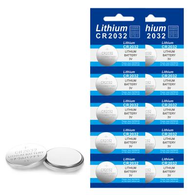 China New toys 10pcs PANASONIC battery cr2032 3v button cell coin batteries for watch computer Cr 2032 ECR2032 for toy watches for sale