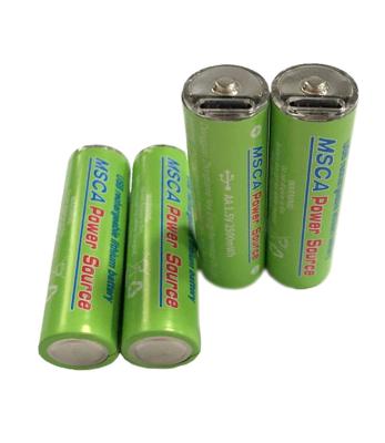 China Rechargeable Toys 2500mWh 1.5V AA Battery AA Battery With 10A Current Discharge For Toy Camera Headlights for sale