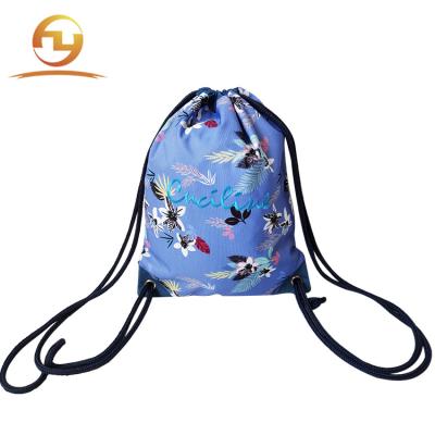 China Shoe Bag China Low Price Gym Sports Italian Blue New Design Drawstring Shoe And Bag Set for sale