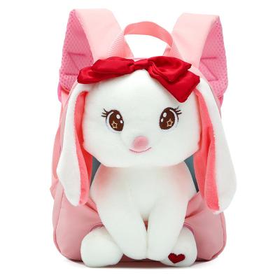 China 2022 Amazon Girls Plush Unicorn Backpack 3D Cartoon Animals Kindergarten Children Light Weight Cute Hot Selling School Bags for sale