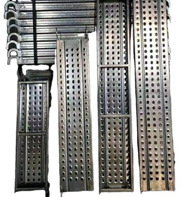 China Industrial Wholesale Galvanized Steel Springboard With Hook Building Steel Plank for sale