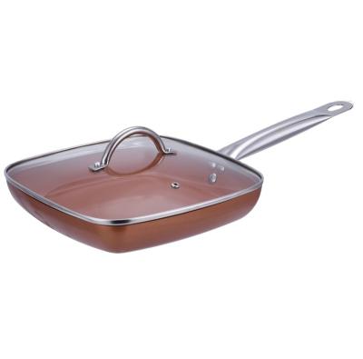 Κίνα Durable Cookware Set Kitchenware Aluminum Grillpan Stick Non Ceramic Coating With SS Handle προς πώληση