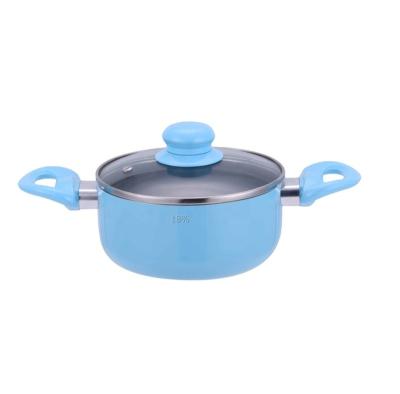 China Factory Direct Selling Kitchenware High Quality Durable Aluminum Material Round Casserole Nonstick Coating With Bakelite Handle zu verkaufen