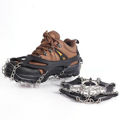 China Lightweight traction cleats cleats stainless steel 19 spikes rivet connection design durable rubber safe protect shoes and boots for sale