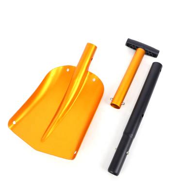 China Multi-Function Foldable Aluminum Sports Shovel Car Kit Snow Shovel Snow Winter Service Shovel for sale