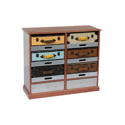 China Retro Family Classic Practical Style Storage Wooden Drawers for sale