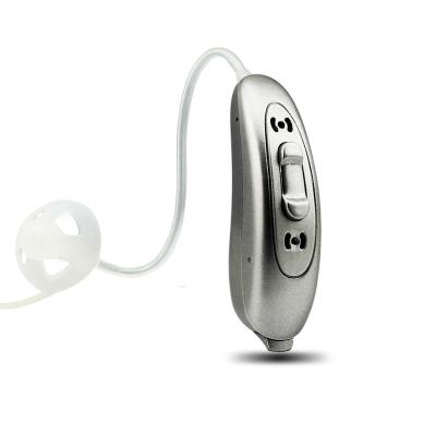 China 4 Channels Blue BTE APP Tooth Hearing Aid OE Digital Hearing Amplifier With 4 Channels WDRC Amplifier en venta