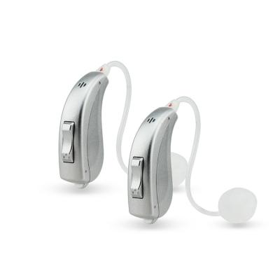 Китай 4 Channel Blue Tooth Hearing Aid Connect To Mini OE Digital Personal Ear Sound Amplifier 4 Channel Smartphone Hearing Device продается