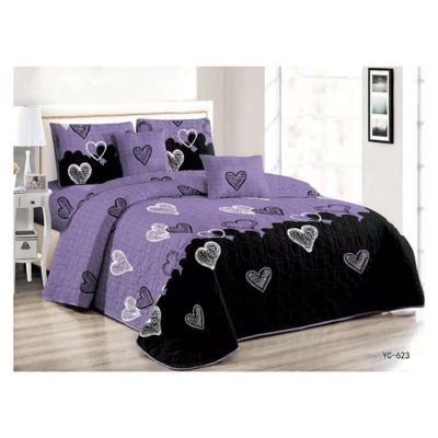 China Accept Customized Bedding Sets Brushed Polyester Fabric Casual Design Three Pieces Custom Fleece Unisex Bedding Set for sale