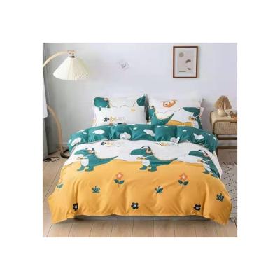 China 2021 Factory Sale Home Children Wholesale Three Piece Fleece Printing Bedding Set for sale