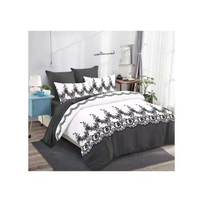 China Cozy Pleasure At Home Custom Casual Three Piece Design Fleece Bedding Set for sale