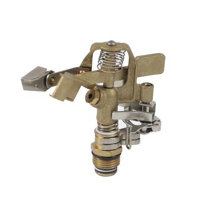 China Easily Install Quick Response Irrigation Garden Yard Brass Pulsating Lawn Sprinkler For Garden Lawn for sale