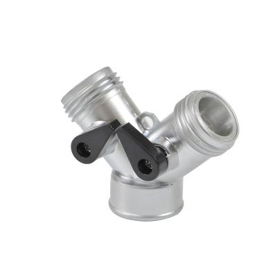 China Variable Price Models Competitive Price Straight 2 Way Metal Hose Customized Quick Connector For Garden for sale