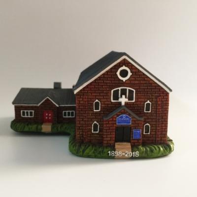 China Custom Europe Resin Church Statue, 3D Church Model For Promotional Gift for sale