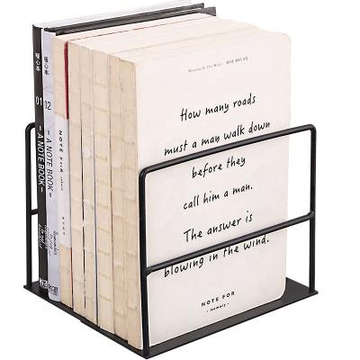 China Creative Simple Iron Wrought Iron Bookends Hot Selling Bookends Central Institute of Statistics Book Holder Souvenir Metal Book Holder Wholesales for sale