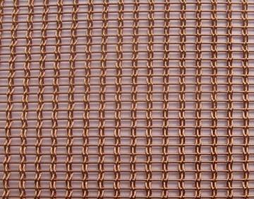 China Decorative phosphor copper braided woven architectural wire mesh for sale