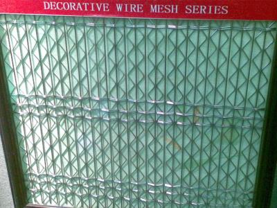 China Diamond hole SS316 Flexi-woven Decorative Architectural mesh fabric for facade wall for sale