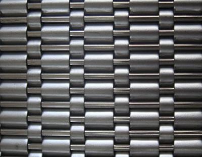 China Channel mesh decorative elevator wall cladding curtain screen in stainless steel for sale