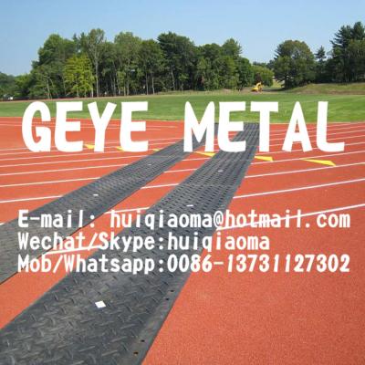 China HDPE Plastic Access Deck, Temporary Road Mats, Portable Roadways, Ground Access Mats for sale