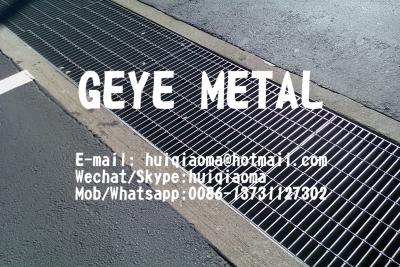 China Trench Grilles, Trench Drainage Grates Covers, Pedestrian Trench Cover Gratings, Gully Duct Ditch Covers for sale